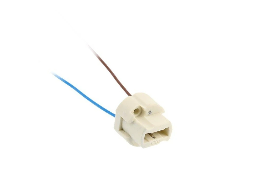 Gniazdo G9 z przewodem, AC220‑240V, max.100W,2×0,5mm2,12cm,biały