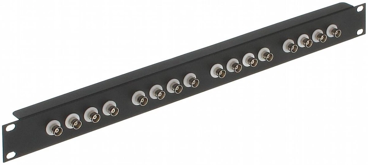 Gniazdo dystrybucyjne RACK 19cali 1U 16xBNC G‑16B‑RACK