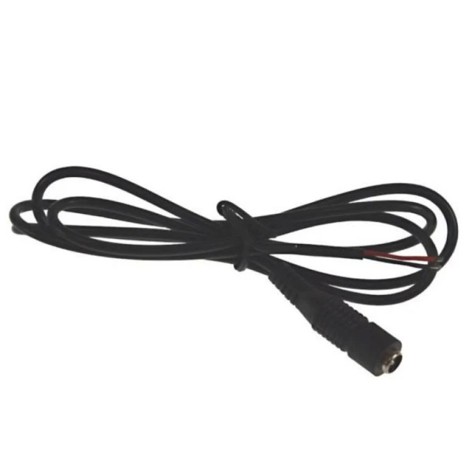 Gniazdo DC 2,1/5,5 na kablu 100cm proste OP/10SZT