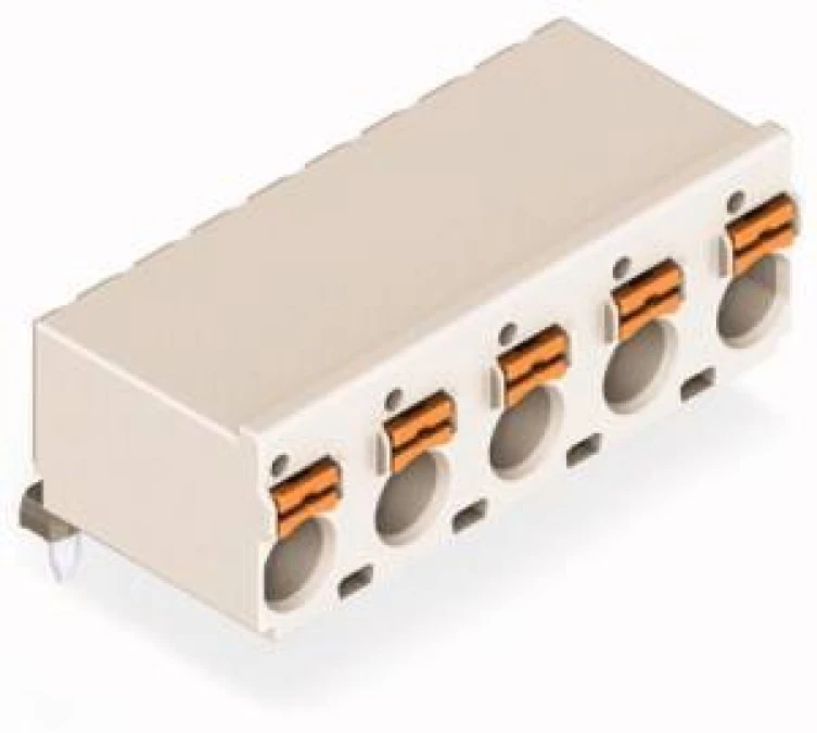 Gniazdo picoMAXeCOM raster 7,5mm 3‑biegunowe z kątowymi pinami lutowniczymi bez płytki 2092‑3373 /100szt./
