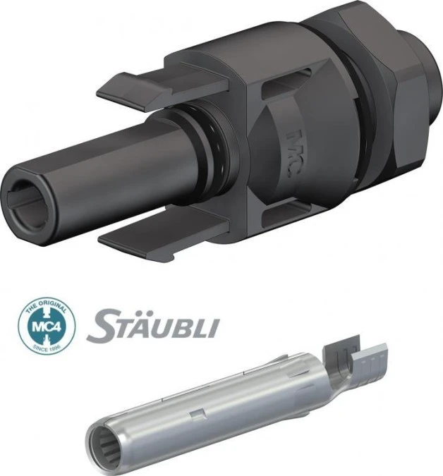Gniazdo MC4 złącze panelowe do rozdzielnic, na przewód 4/6 mm2 Staubli (MultiContact) ‑ opak. 10 szt