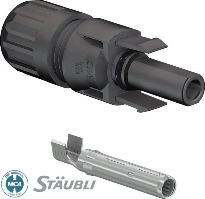 Gniazdo MC4 złącze do przewodu 4/6mm2( fi=5,0‑6,0 mm) Staubli (MultiContact) ‑ opak. 10 szt