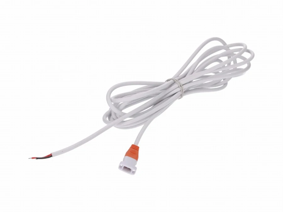 Gniazdo 2‑pin KLIK białe przewoód 300cm
