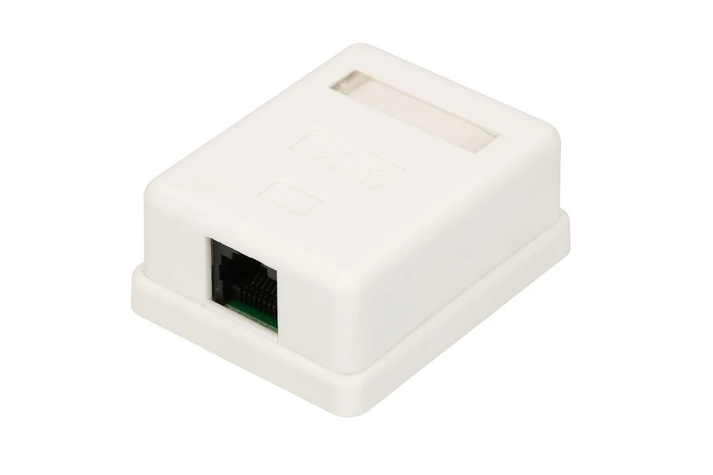 Gniazdo natynkowe 1x RJ45 KAT5E UTP Extralink