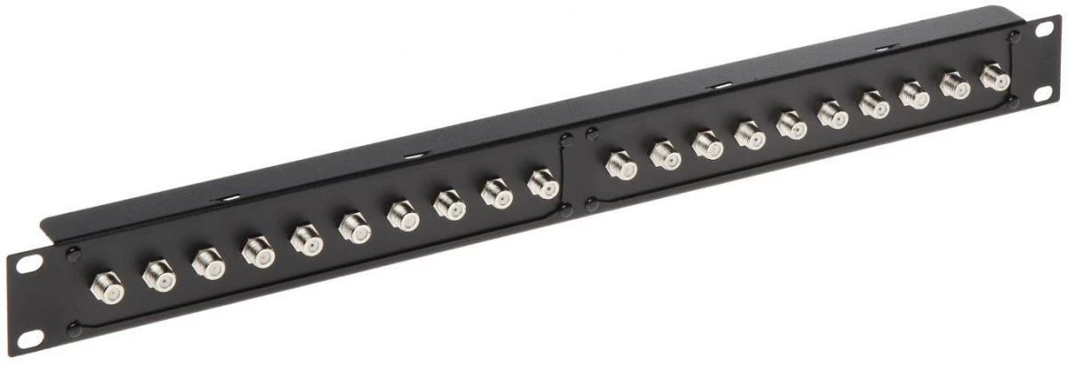 Gniazdo dystrybucyjne RACK 19cali 1U 20xF G‑20F/R19