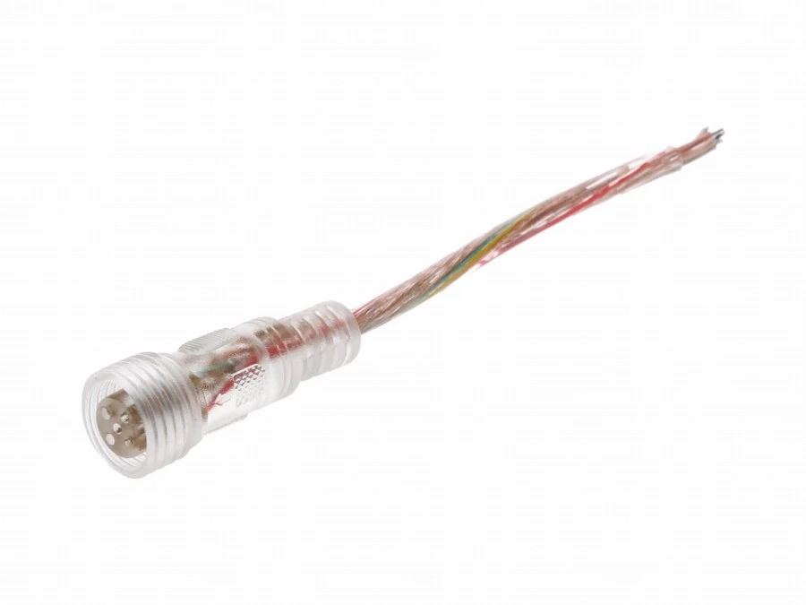 Gniazdo DC hermetyczne Clear RGBW 5‑pin 22awg