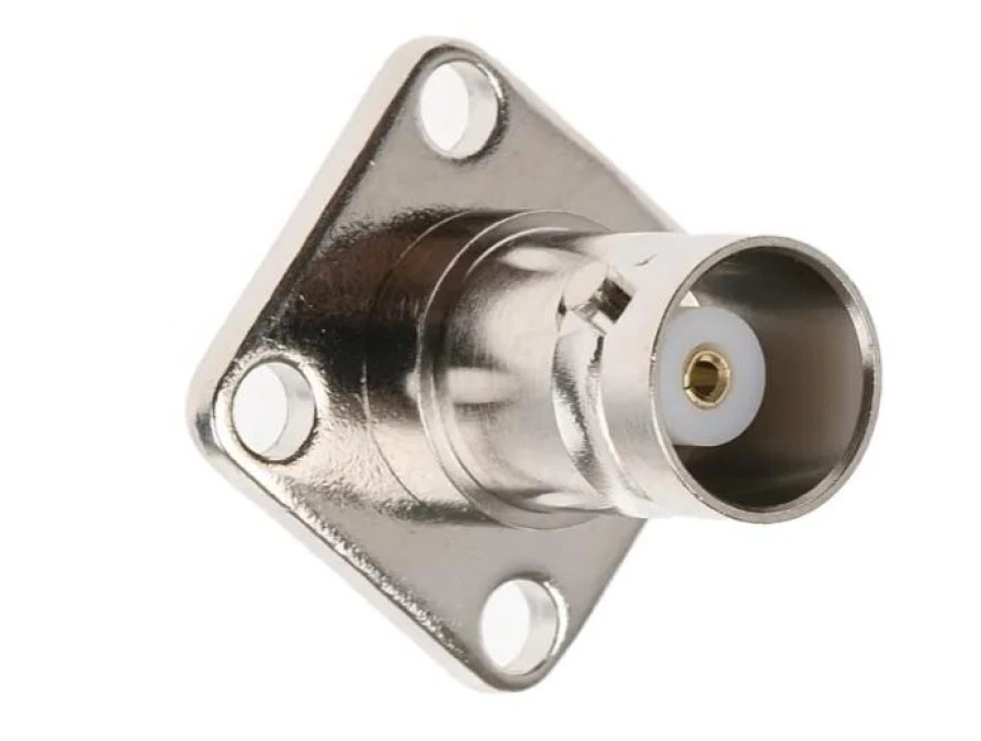 Gniazdo BNC żeńskie proste lutowanie PTFE 50 1‑1337499‑0