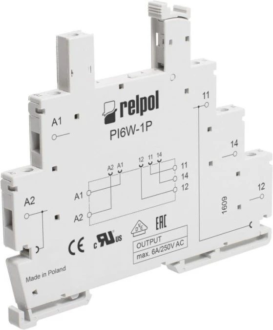 Gniazdo do przekaźnika RM699BV PI6W‑1P‑12VDC 855993
