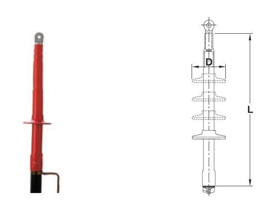 Głowica zewnętrzna SN bez końcówek POLT‑24E/1XO na zakres 185‑400 mm2 20kV ‑ TE Raychem