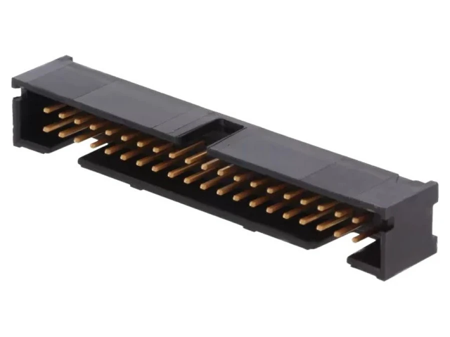 Gniazdo IDC męskie ‑PIN 40 proste THT złocony 2,54mm czarny 5103308‑8