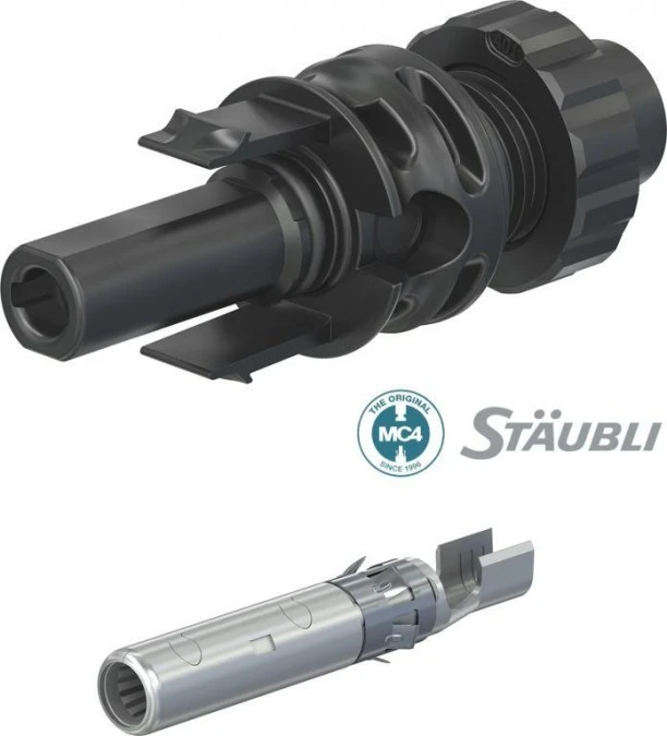 Gniazdo MC4 EVO2 złącze panelowe do przewodu 4/6 mm2 Staubli (MultiContact) ‑ opak. 10 szt