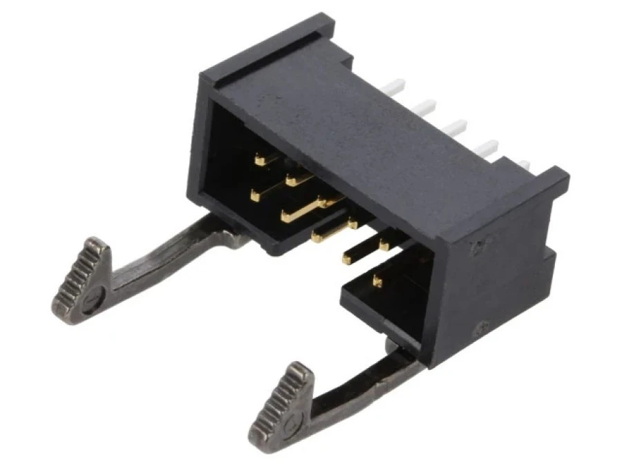 Gniazdo IDC męskie PIN: 10 proste zatrzaskiwany THT złocony 1761606‑3