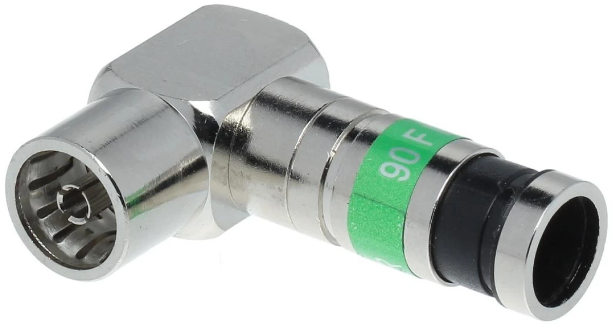 Gniazdo kompresyjne kątowe IEC‑GK/ZAC‑TRI113