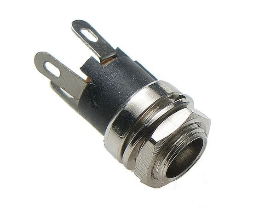 Gniazdo DC 5.5×2.5 do obudowy metalowe