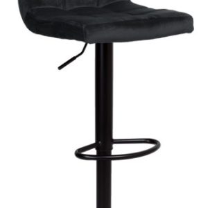 Hoker barowy Arako Black czarny Velvet 350567 Hoker barowy Arako Black czarny Velvet 350567