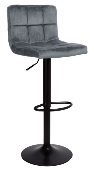 Hoker barowy Arako Black grafitowe Velvet 350565