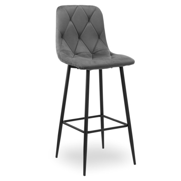 Hoker barowy KINGSTON grafitowy Velvet 569818
