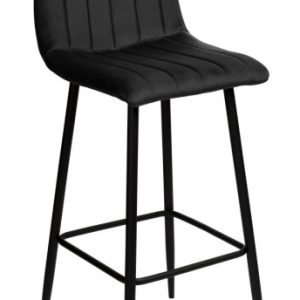 Hoker barowy Toronto czarny Velvet 335047 Hoker barowy Toronto czarny Velvet 335047