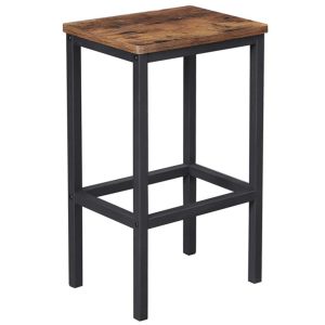 Hoker ciemny brąz taboret do kuchni barowy nowoczesny BEGRYF 40x30x65 620019 Hoker ciemny brąz taboret do kuchni barowy nowoczesny BEGRYF 40x30x65 620019