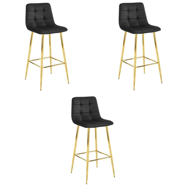 Hoker Do Jadalni Kuchni Baru Wysoki Arceto 3 Sztuki 708797