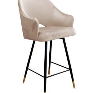 Hoker krzesło barowe Velvet cz 120502 Hoker krzesło barowe Velvet cz 120502