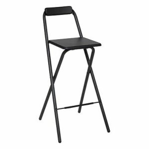 Hoker louna czarny składany z mdf pokryte pvc styl loft 716072 Hoker louna czarny składany z mdf pokryte pvc styl loft 716072