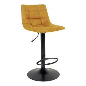 HOKER Middelfart żółty OBROTOWY czarna podstawa regulowany 669600