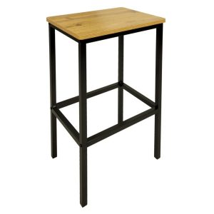 Hoker taboret do kuchni dąb sękowany barowy nowoczesny BEGRYF 40x30x65 833986