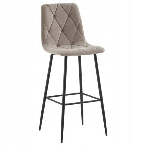 Hoker wysoki tapicerowany loftowy krzesło barowe industrialne h111 taupe 759000 Hoker wysoki tapicerowany loftowy krzesło barowe industrialne h111 taupe 759000