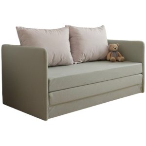 HUGO – jasna szara sofa rozkładana dla dzieci 963335