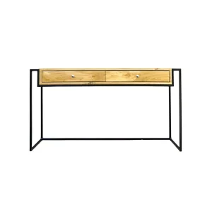 Industrialne biurko dębowe w stylu loft do gabinetu KING 78779 Industrialne biurko dębowe w stylu loft do gabinetu KING 78779