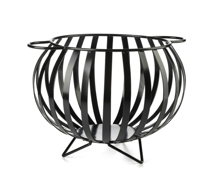 Industrialny kosz organizer pojemnik na drewno 46x46x35 cm 386623