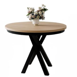 Industrialny stół do jadalni LOFTO dąb craft 687907 Industrialny stół do jadalni LOFTO dąb craft 687907