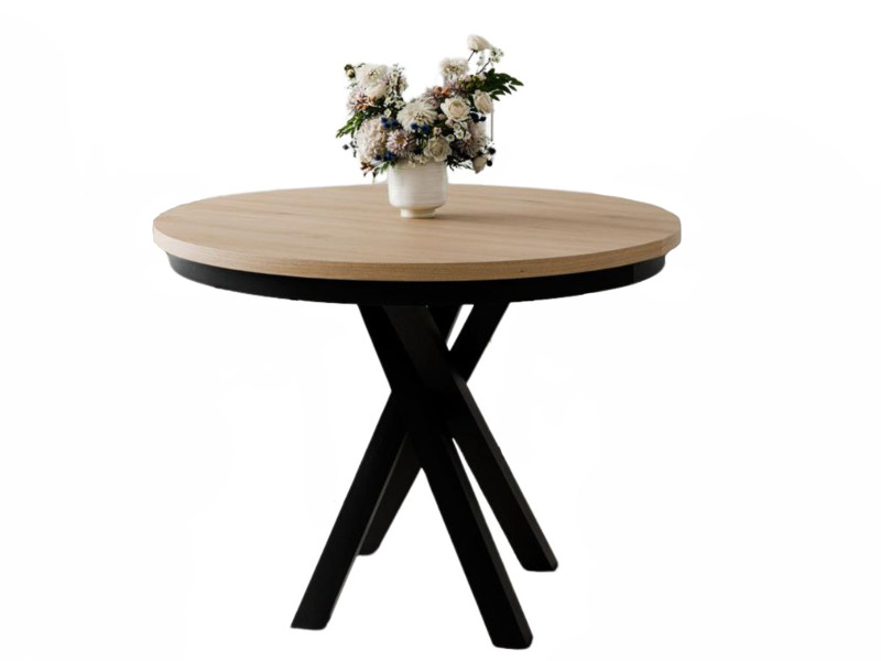 Industrialny stół do jadalni LOFTO dąb craft 687907