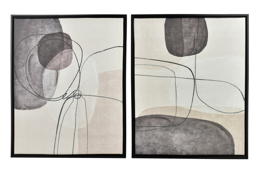 INGA Komplet 2 obrazów 40x50cm modern 969963