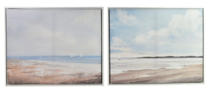 INGA Komplet 2 obrazów 40x50cm morze 969969