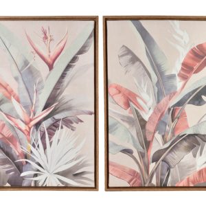 INGA Komplet 2 obrazów 40x50cm różowe sterlicja 969968 INGA Komplet 2 obrazów 40x50cm różowe sterlicja 969968