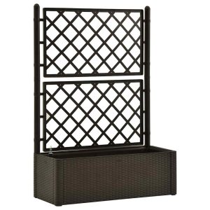 Inspekt Antracyt 100 x 43 x 142 cm Z tworzywa vidaXL 564646 Inspekt Antracyt 100 x 43 x 142 cm Z tworzywa vidaXL 564646