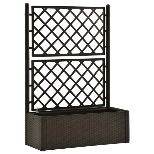 Inspekt Antracyt 100 x 43 x 142 cm Z tworzywa vidaXL 564646