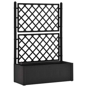 Inspekt Antracyt 100 x 43 x 142 cm Z tworzywa vidaXL 563273 Inspekt Antracyt 100 x 43 x 142 cm Z tworzywa vidaXL 563273