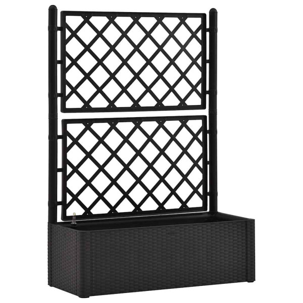 Inspekt Antracyt 100 x 43 x 142 cm Z tworzywa vidaXL 563273