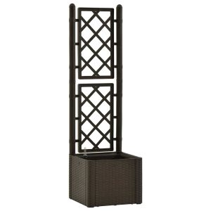 Inspekt Antracyt 43 x 43 x 142 cm Z tworzywa vidaXL 564422 Inspekt Antracyt 43 x 43 x 142 cm Z tworzywa vidaXL 564422
