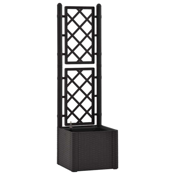 Inspekt Antracyt 43 x 43 x 142 cm Z tworzywa vidaXL 563838