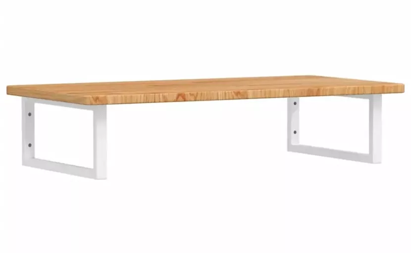 Jasnobrązowa półka 100x50 białe uchwyty - Marix 692191