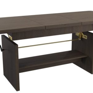 Jesion Ciemny Ławostół 2 w 1 Rozkładany 116-156 cm 135423 Jesion Ciemny Ławostół 2 w 1 Rozkładany 116-156 cm 135423
