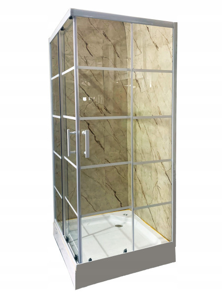 Kabina prysznicowa 90x90 biała Loft 198cm brodzik 210797