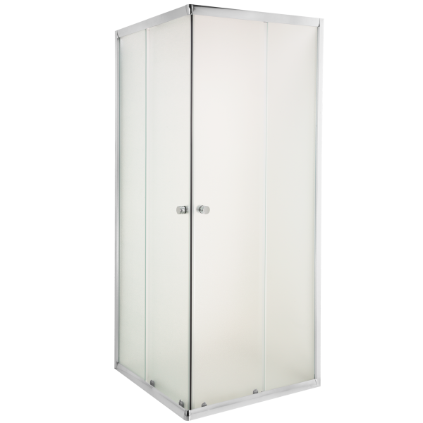 Kabina prysznicowa Invena Parla 90 x 90 cm szkło mrożone 368317