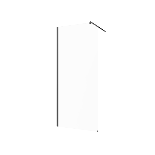 Kabina prysznicowa Invena Walk-In II 200 x 120 cm CZARNY 308985
