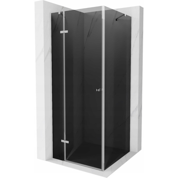 Kabina prysznicowa uchylna Mexen Roma 70x70 grafit 507426
