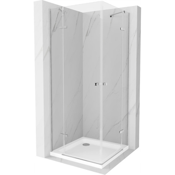 Kabina prysznicowa z brodzikiem Mexen Duo 100x100 transparent 496626